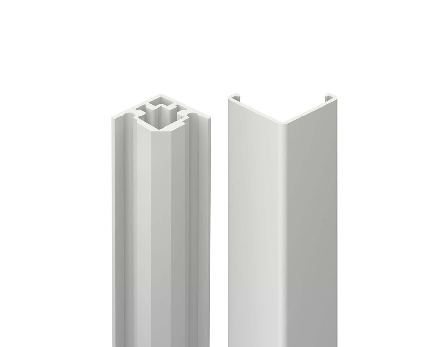 Beschlagset Glas-Eckprofil und Coverprofil