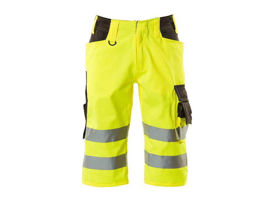 Shorts, lang SAFE SUPREME hi-vis gelb/dunkelanthrazit