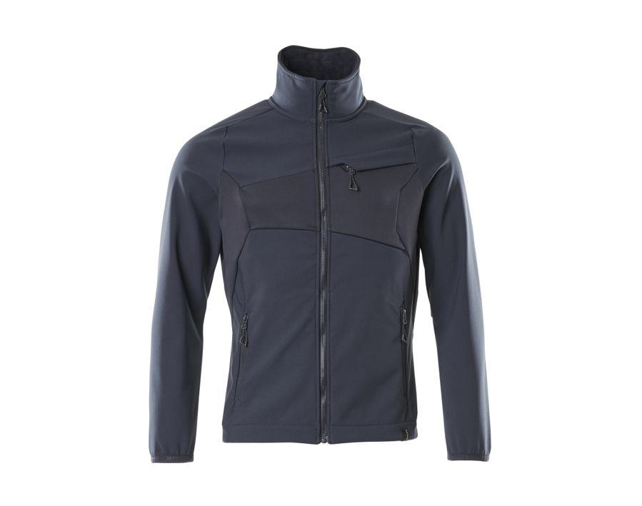Soft Shell Jacke ACCELERATE schwarzblau