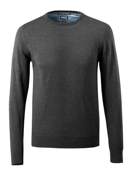 Strickpullover FRONTLINE dunkelanthtazit/hellgrau-meliert