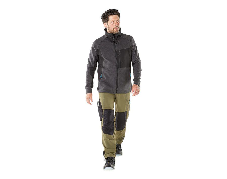 Sweatshirt mit Reißverschluss ADVANCED schwarzblau/schwarz