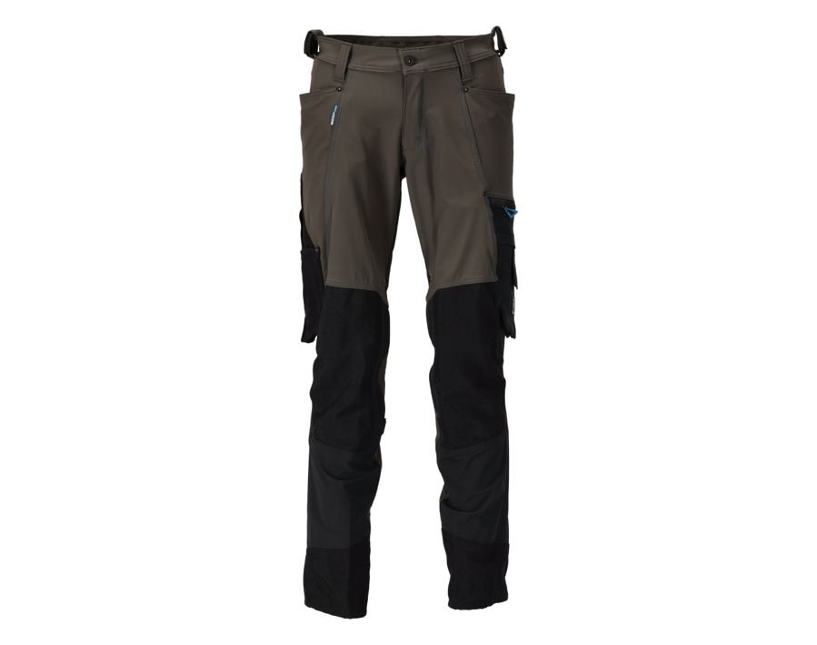 Hose mit Knietaschen ADVANCED dunkelanthrazit/schwarz