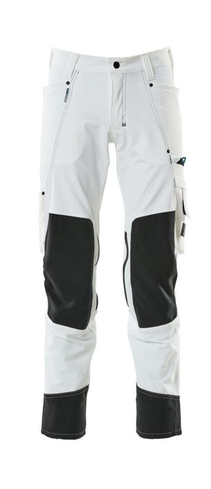 Hose mit Knietaschen ADVANCED weiss