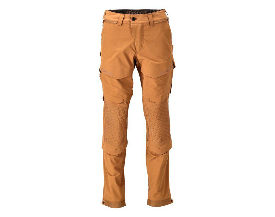 Hose mit Knietaschen CUSTOMIZED Nussbraun