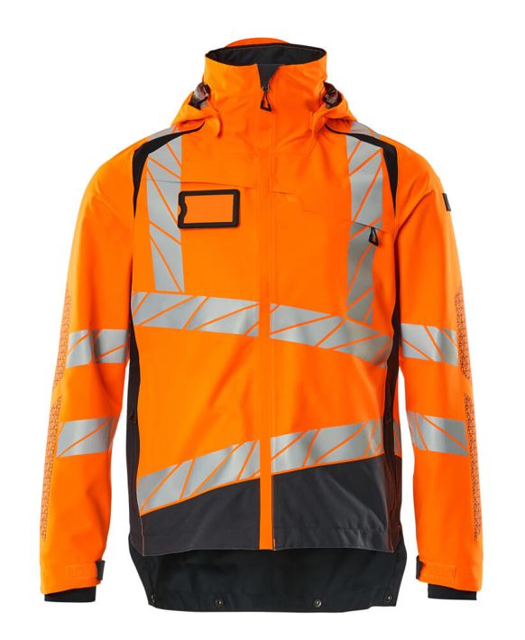 Hard Shell Jacke ACCELERATE SAFE hi-vis orange/schwarzblau