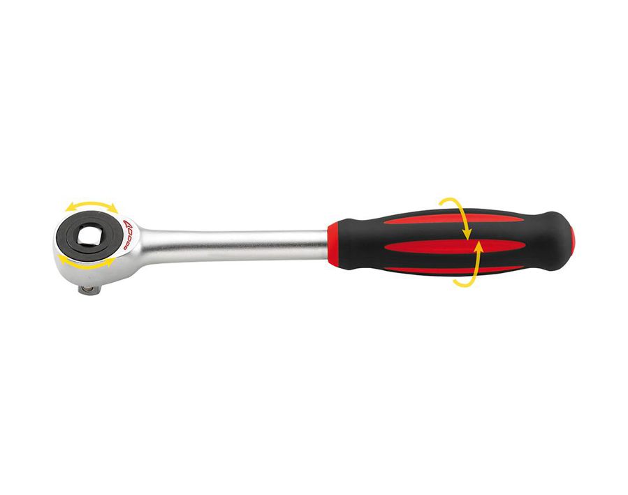Durchsteck-Drehgriffknarre 1/2"