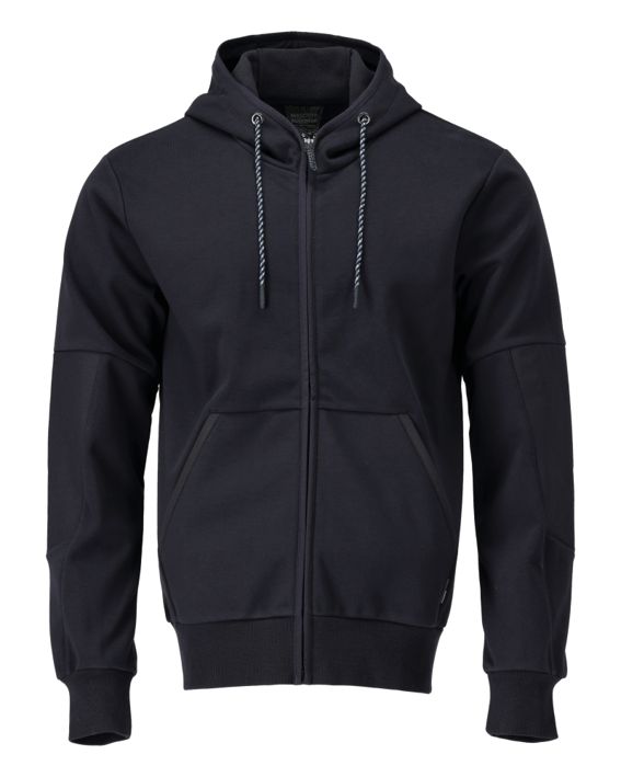 Kapuzensweatshirt mit Reißverschluss CUSTOMIZED schwarzblau