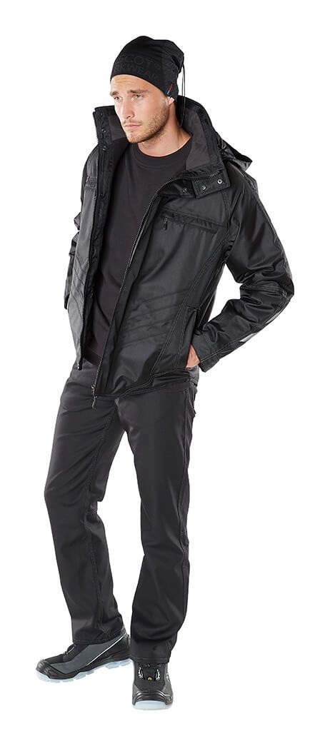 Sweatshirt CROSSOVER grau-meliert