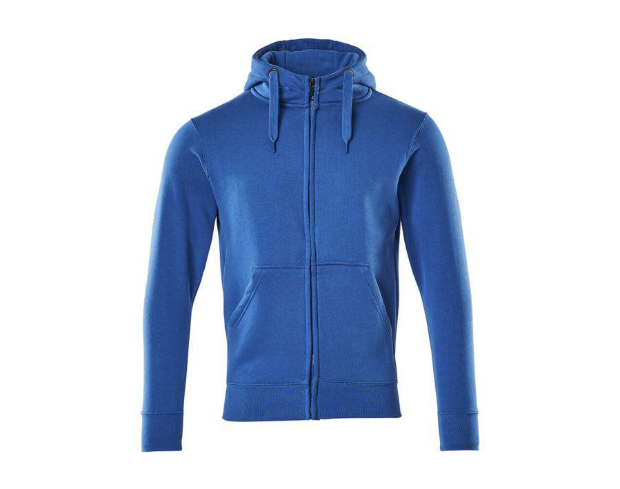 Kapuzensweatshirt mit Reißverschluss CROSSOVER azurblau