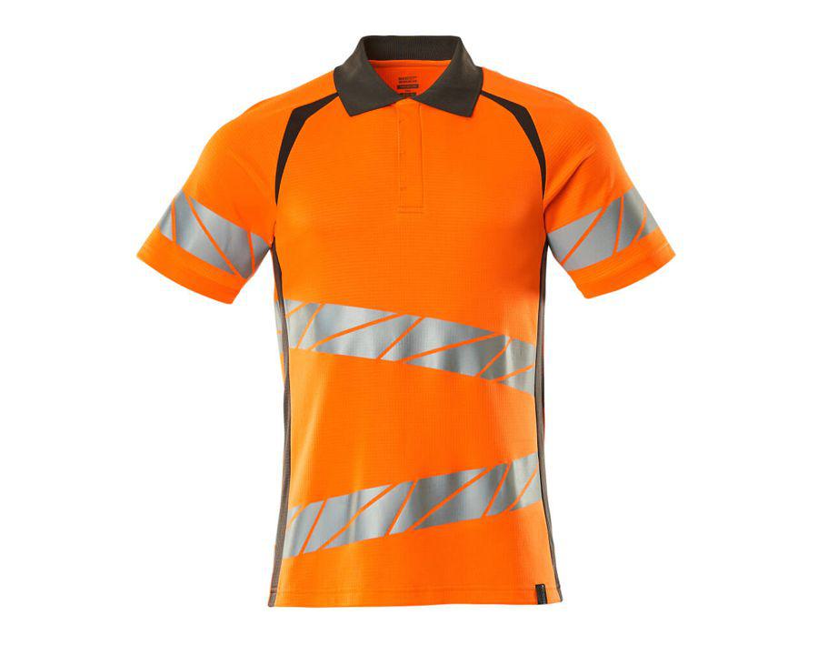 Polo-Shirt ACCELERATE SAFE hi-vis orange/dunkelanthrazit