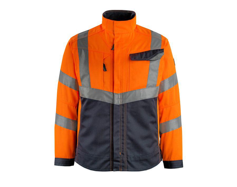 Jacke SAFE SUPREME hi-vis orange/schwarzblau