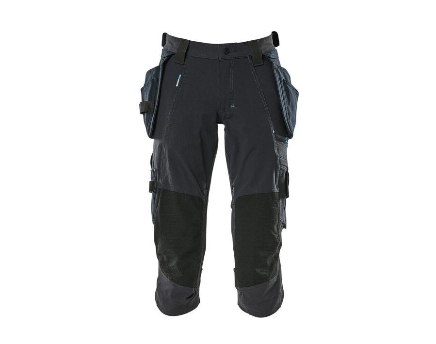 Dreiviertel-Hose mit Hängetaschen ADVANCED schwarzblau