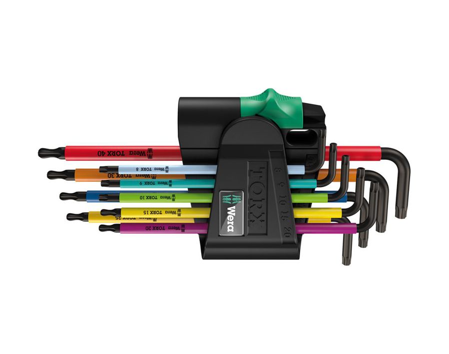 Winkelschraubendreher-Satz für TORX®, mit Kugelkopf, schlauchummantelt
