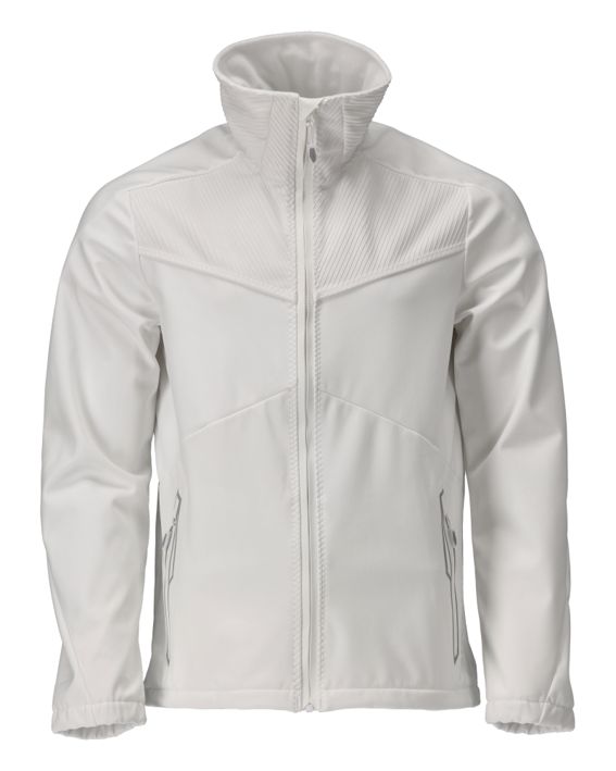 Soft Shell Jacke CUSTOMIZED weiss