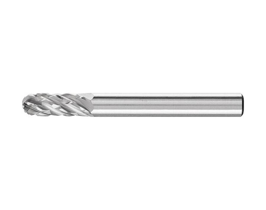Hartmetallfrässtift (Rotorfräser)DIN 8033 – Schaft-Ø 6 mm, Walzenrundform WRC, Zahnung STEEL