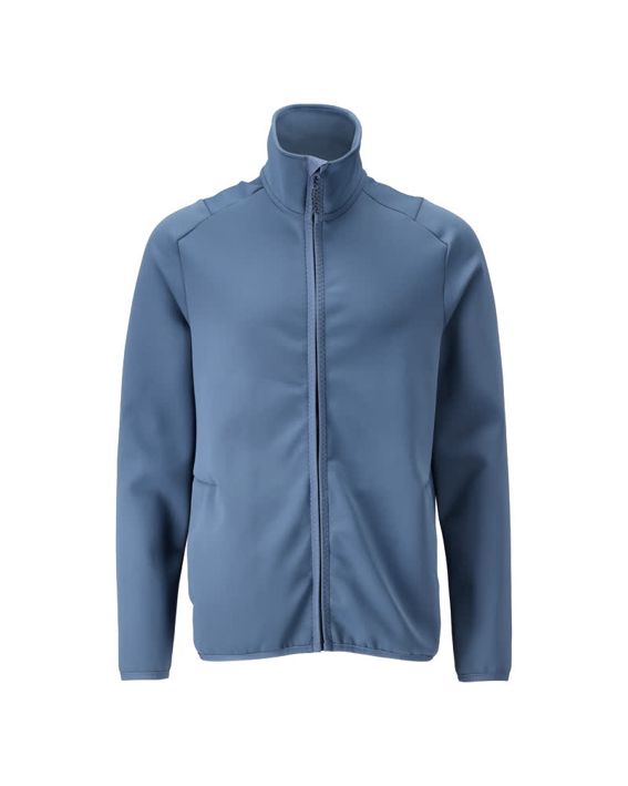 Fleecepullover mit Reißverschluss CUSTOMIZED steinblau