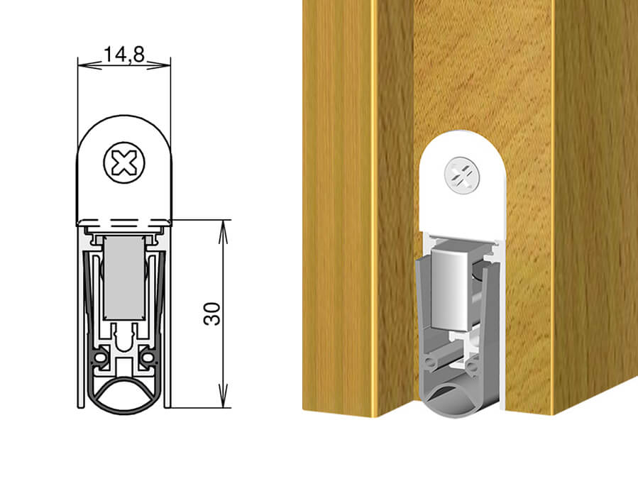 Schall-EX L-15/30 WS Türdichtung
