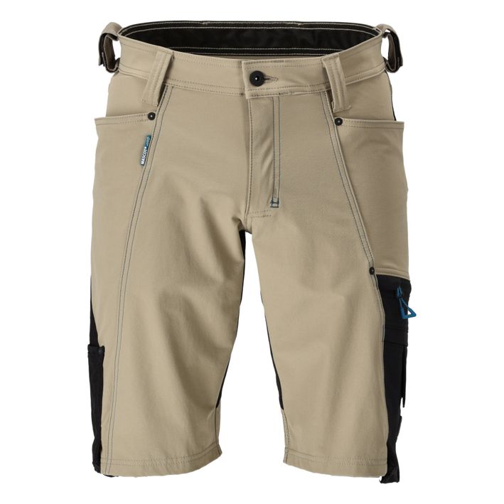 Shorts ADVANCED hellkhaki/schwarz