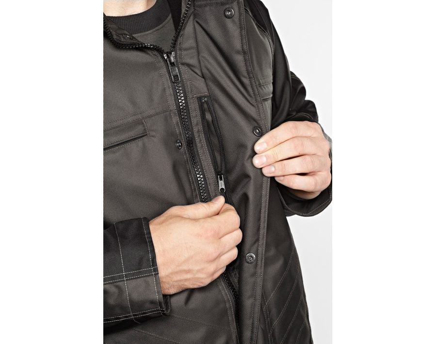 Winterjacke UNIQUE rot/schwarz