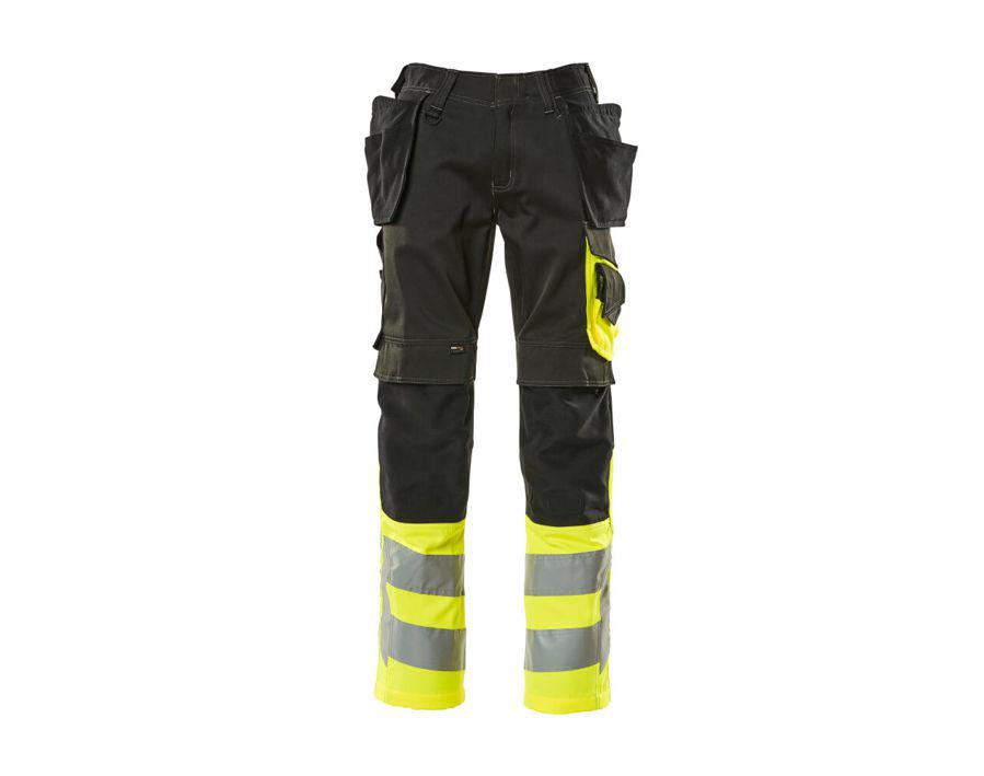 Hose mit Hängetaschen SAFE SUPREME schwarz/hi-vis gelb