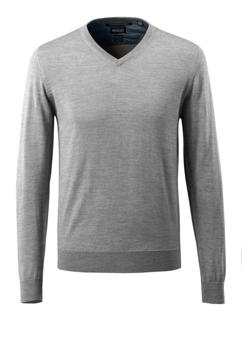 Strickpullover FRONTLINE grau-meliert