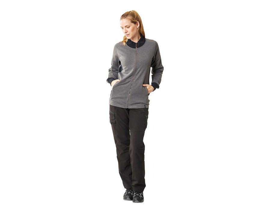 Sweatshirt mit Reißverschluss ACCELERATE schwarzblau/azurblau