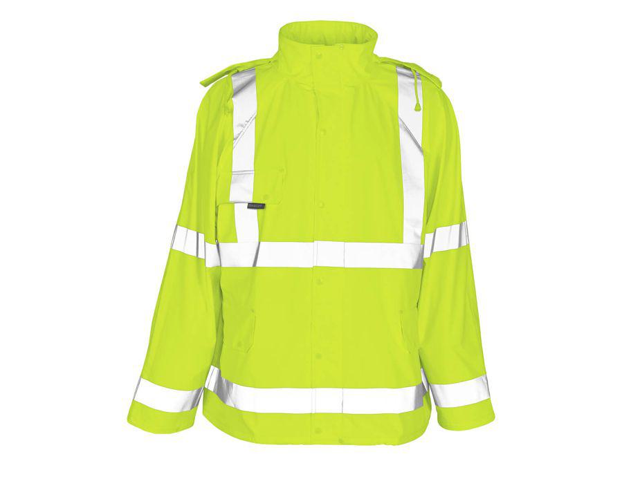 Regenjacke SAFE AQUA hi-vis gelb