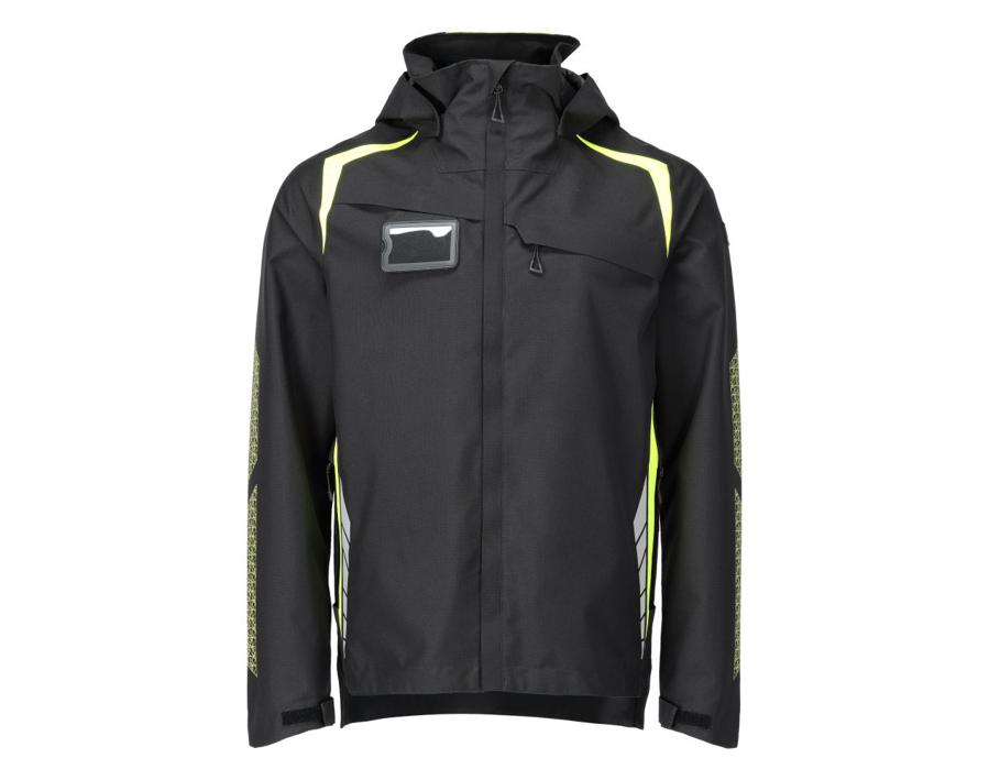 Hard Shell Jacke ACCELERATE SAFE schwarz/hi-vis gelb