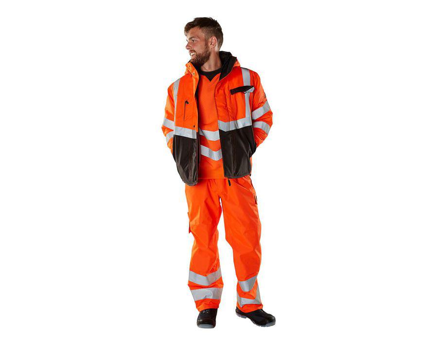 Sweatshirt SAFE SUPREME hi-vis orange/schwarzblau
