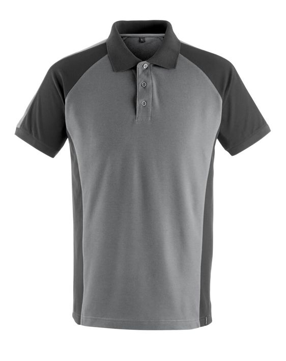 Polo-Shirt UNIQUE anthrazit/schwarz