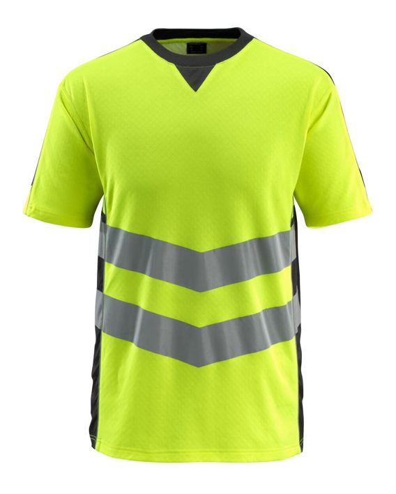 T-Shirt SAFE SUPREME hi-vis gelb/schwarz