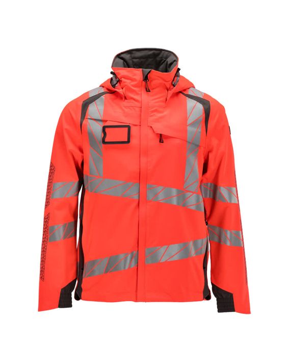 Hard Shell Jacke ACCELERATE SAFE hi-vis rot/dunkelanthrazit