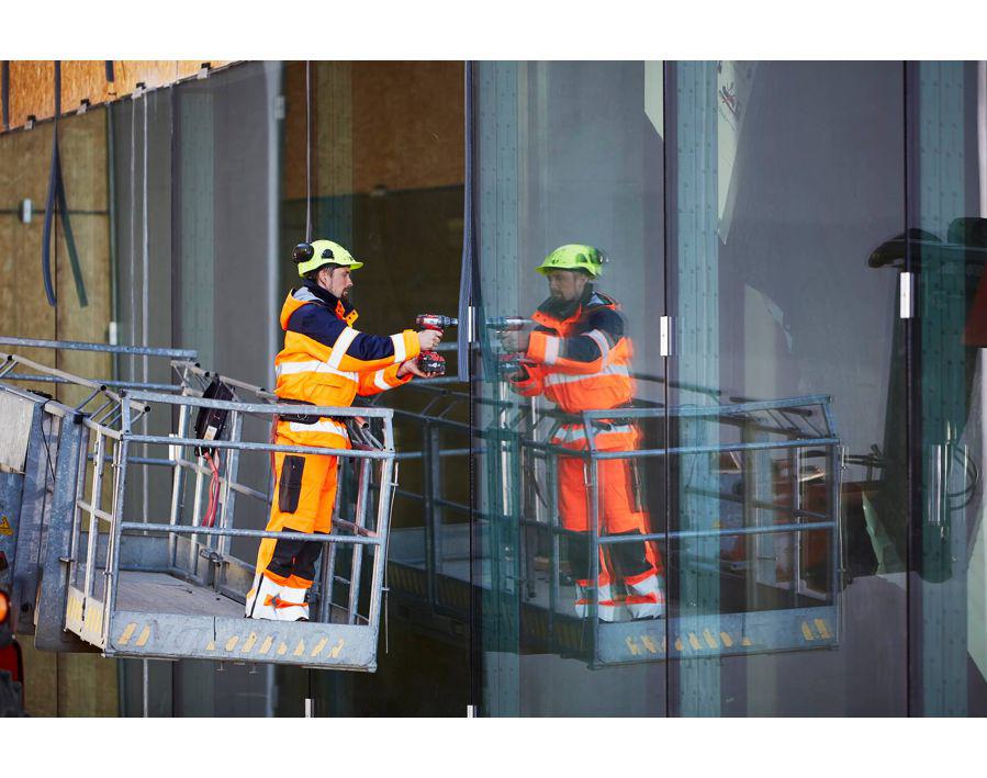 Parka SAFE IMAGE hi-vis gelb/marine