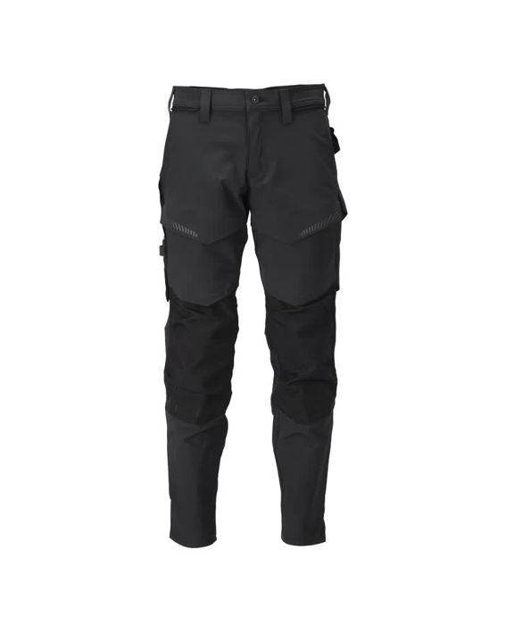 Hose mit Knietaschen CUSTOMIZED schwarz