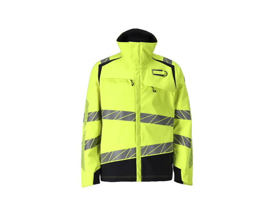 Soft Shell Jacke ACCELERATE MULTISAFE hi-vis gelb/schwarzblau