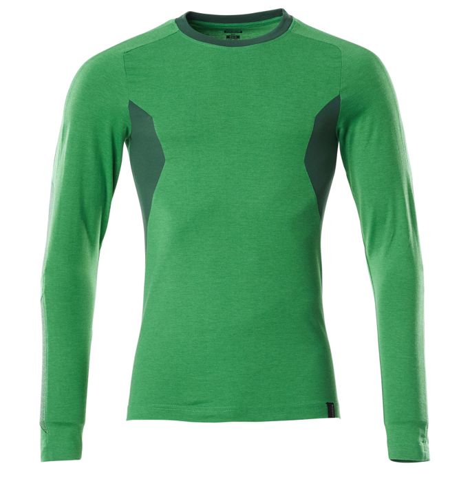 T-Shirt, Langarm ACCELERATE grasgrün/grün