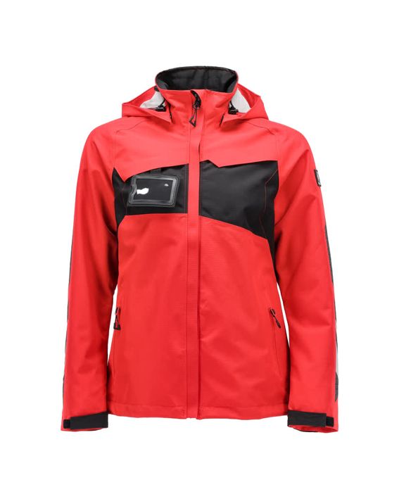 Hard Shell Jacke ACCELERATE verkehrsrot/schwarz