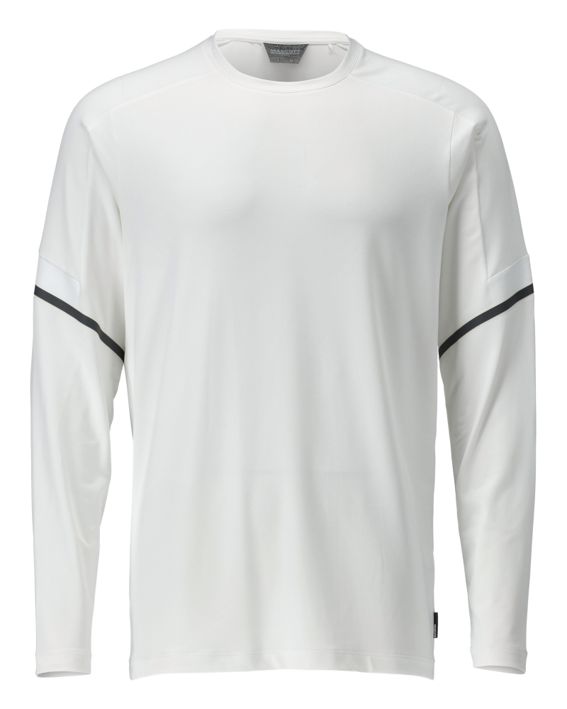 T-Shirt, Langarm CUSTOMIZED weiss