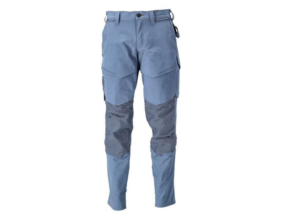 Hose mit Knietaschen CUSTOMIZED steinblau