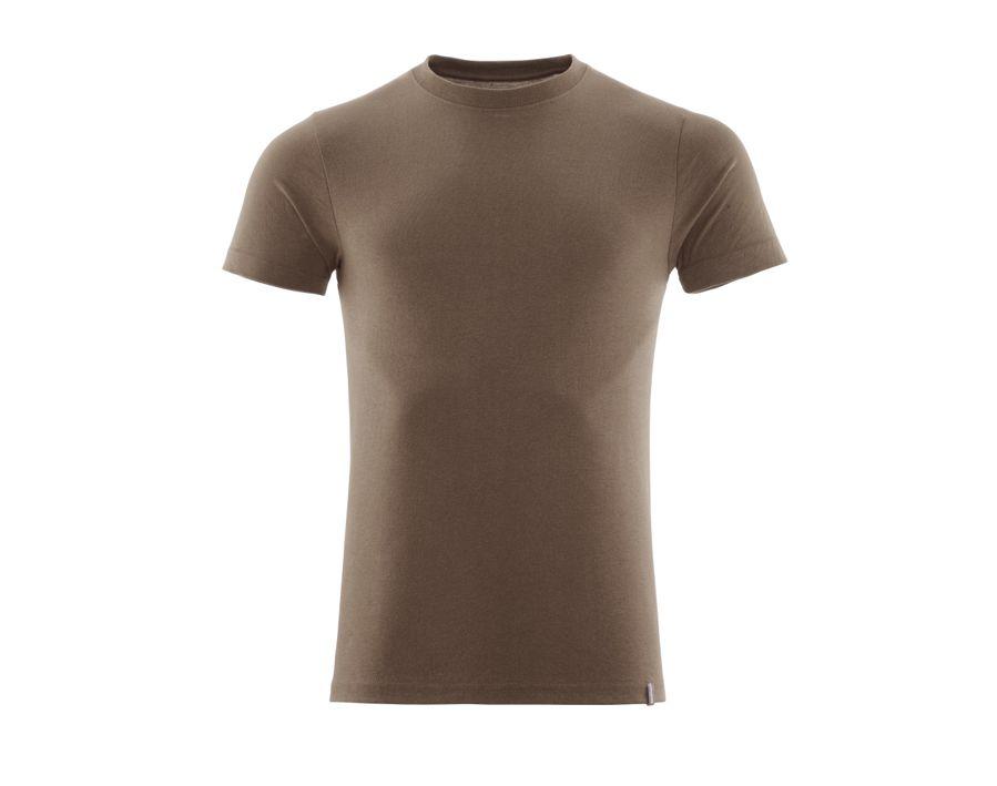T-Shirt CROSSOVER dunkles Sandbeige