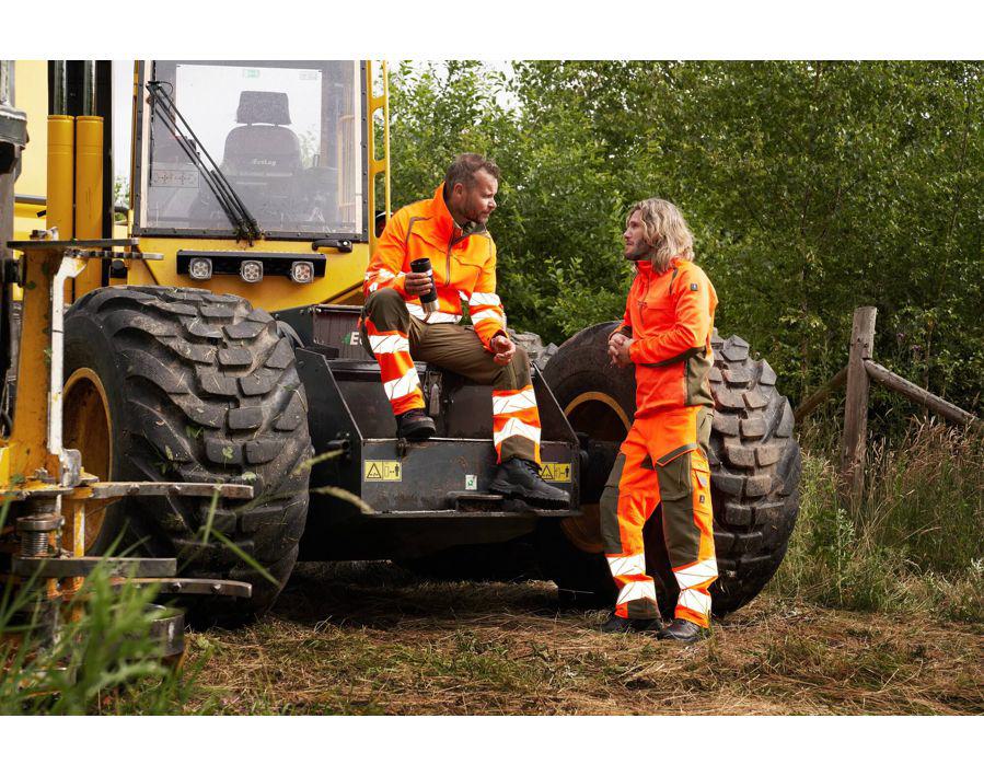 Jacke ACCELERATE SAFE hi-vis rot/dunkelanthrazit
