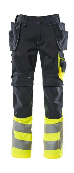 Hose mit Hängetaschen SAFE SUPREME schwarzblau/hi-vis gelb