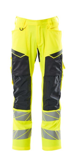 Hose mit Knietaschen ACCELERATE SAFE hi-vis gelb/schwarzblau