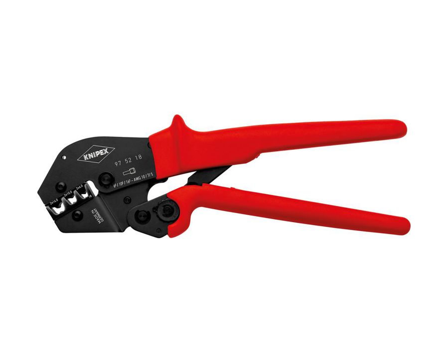 97 43 200 A - KNIPEX Pinza Universale Per Terminali Per Matrici Intercambiabili Rivestiti In Materiale Bicomponente Brunita 200 Mm - Foto 3