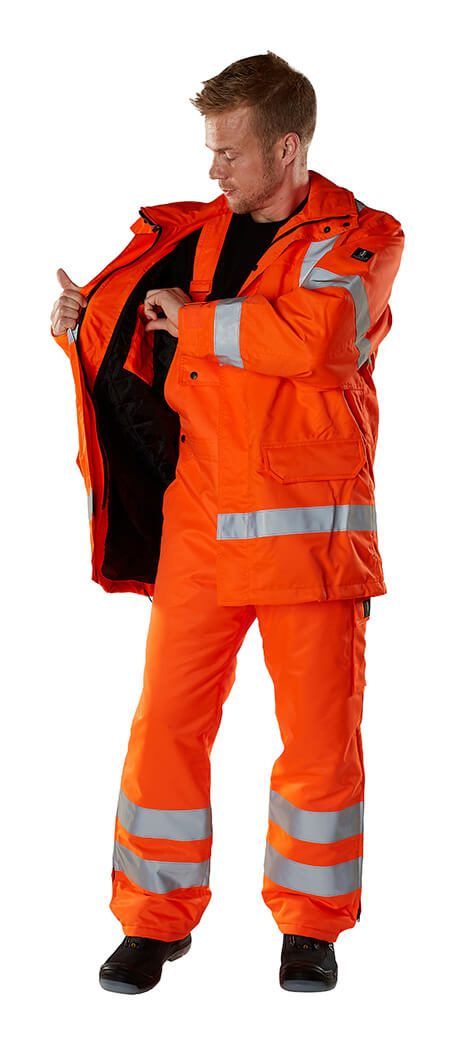 Winterlatzhose SAFE ARCTIC hi-vis orange