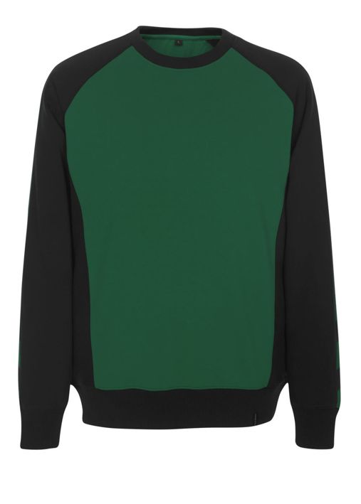 Sweatshirt UNIQUE grün/schwarz