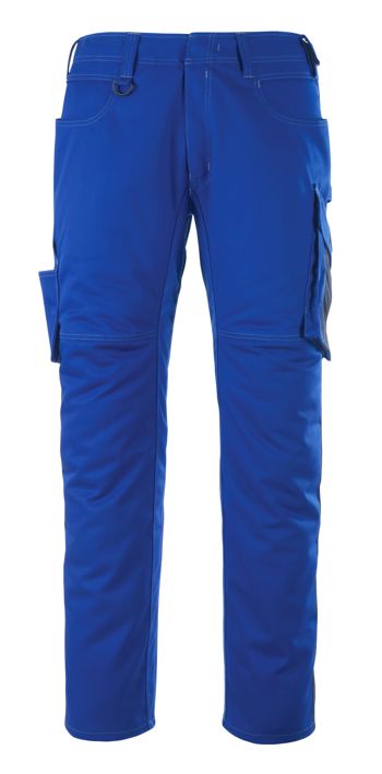 Hose mit Schenkeltaschen UNIQUE kornblau/schwarzblau