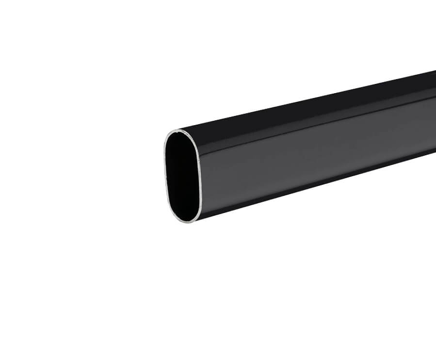 Schrankrohr oval 30 x 15 mm