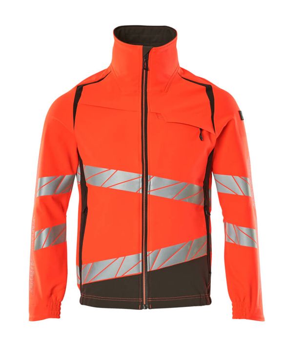 Jacke ACCELERATE SAFE hi-vis rot/dunkelanthrazit
