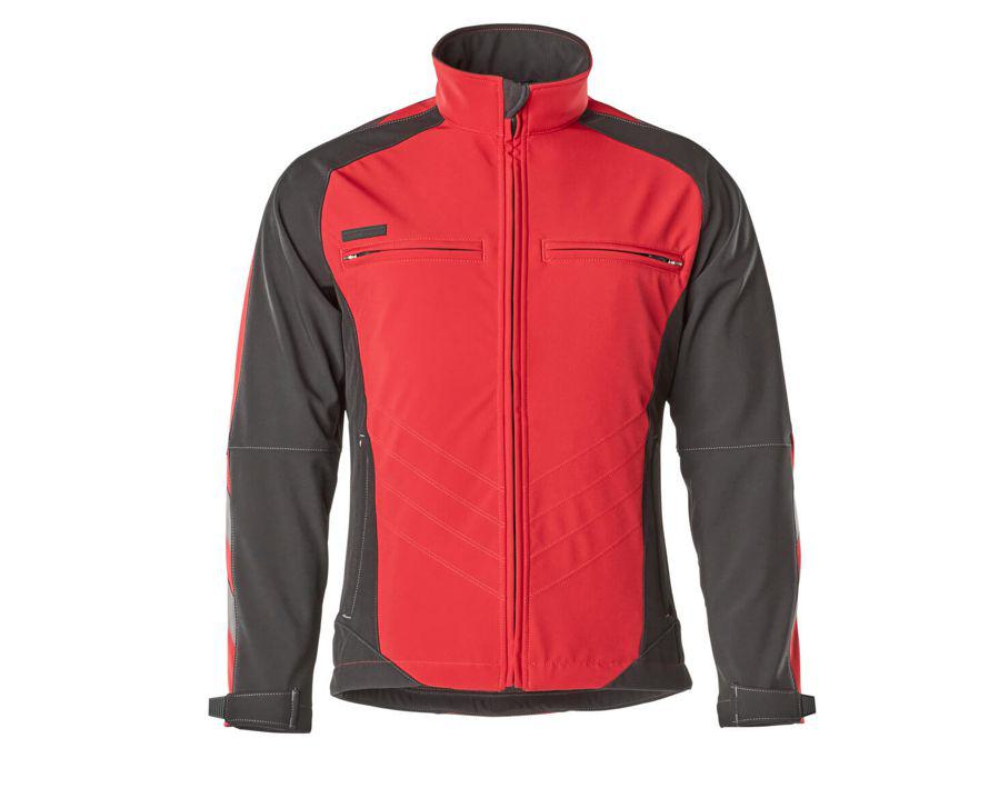 Soft Shell Jacke UNIQUE rot/schwarz